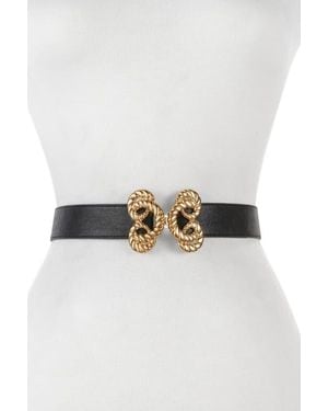 Raina Allen Knot Buckle Belt - Black