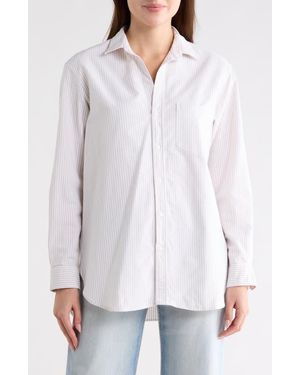 Frank & Eileen Joedy Cotton Button-Up Shirt - White