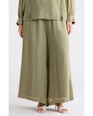 Vince Camuto Wide Leg Pants - Green