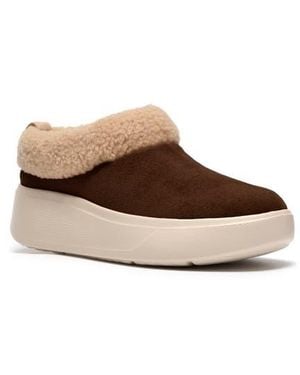 Clarks Solevana Cozy Recovery Slipper - Brown
