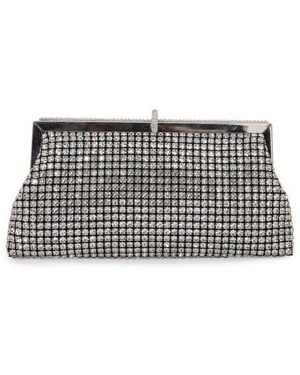 BERNESS Rhinestone Evening Bag - Gray
