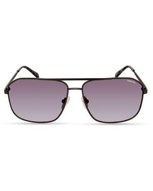 Kenneth Cole 62Mm Oversize Navigator Sunglasses - Multicolor
