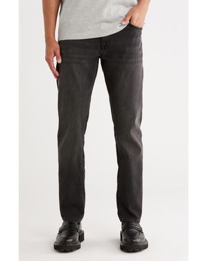 Mavi Marcus Moto Slim Straight Jeans - Black