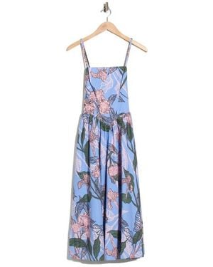 Hutch Eddi Cotton Maxi Dress - Blue