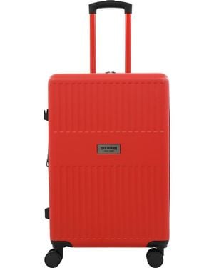 TRUE RELIGION 25-Inch Hardside Spinner Suitcase - Red
