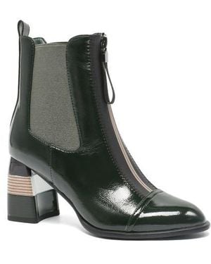 Ninety Union Rachel Top Zip Bootie - Green
