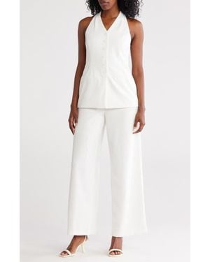 Calvin Klein Vest Jumpsuit - White