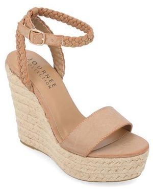 Journee Collection Andiah Sandal - Metallic