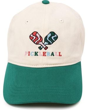Frasier Sterling Pickle Ball Embroidered Baseball Cap - Green