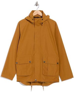 Barbour Re-Engineered Hooded Water Resistant Jacket - Natural