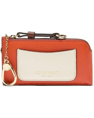 Cole Haan Essential Leather Card Case - Red