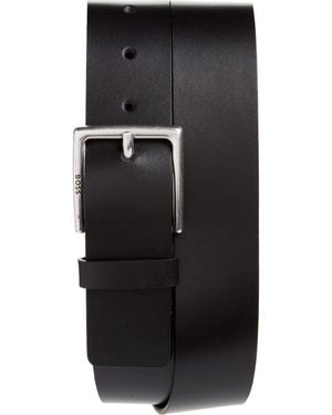 BOSS Rummi Leather Belt - Black