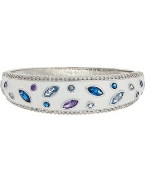 Juvell Enamel Topaz Bangle - Blue