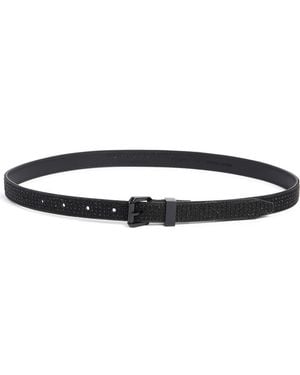 Kurt Geiger Crystal Embellished Belt - Black