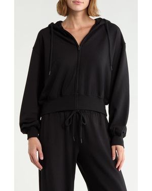 Abound Full Zip Fleece Hoodie - Black