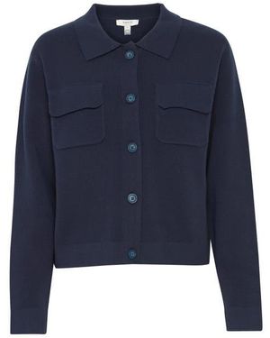 B.Young Otari Knit Cardigan - Blue