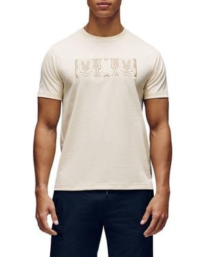 Psycho Bunny Rob Graphic Crew Tee - Blue