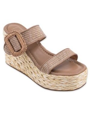 Shu Shop Leena Platform Wedge Espadrille Sandal - Natural