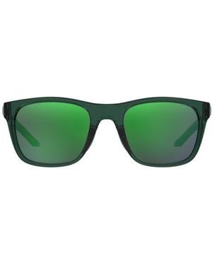 Under Armour 55Mm Square Sunglasses - Green