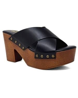 Shu Shop Ivanna Platform Slide Sandal - Black