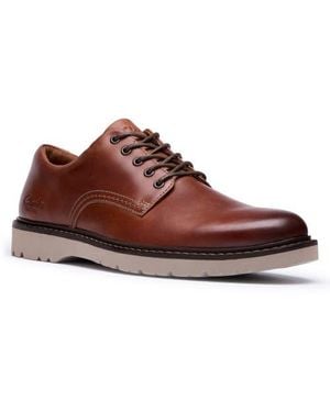 Clarks Weltridge Plain Toe Derby - Brown