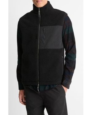Vince Fleece Vest - Black