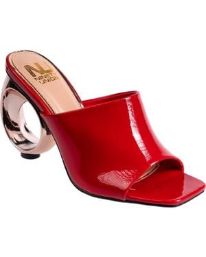 Ninety Union Jloo Slide Pump - Red