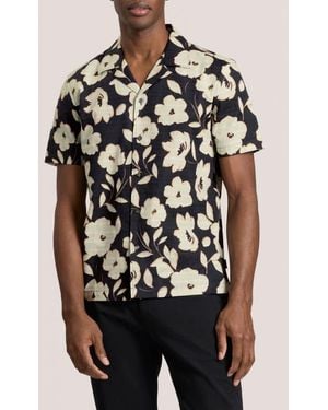 Ted Baker Floral Print Camp Shirt - Multicolor