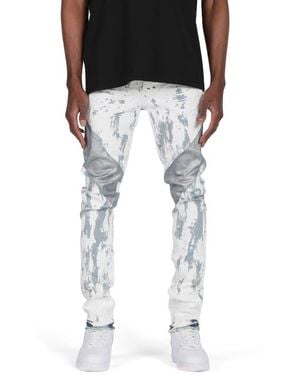 Purple Brand Coated Stretch Skinny Jeans - Black