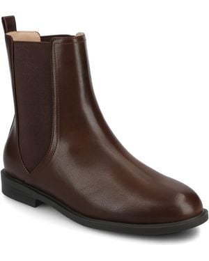 Journee Collection Chelsea Boot - Brown