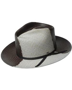 Bailey Boreal Straw Fedora - Black