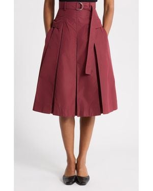 3.1 Phillip Lim Belted Utility Maxi Skirt - Red