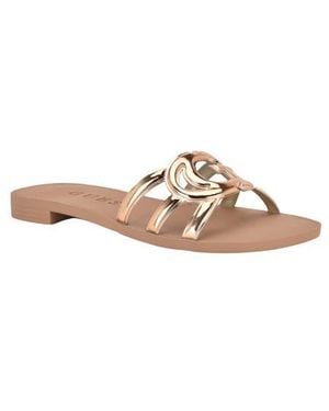 Guess Elyho Jelly Slide Sandal - Metallic
