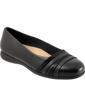 Trotters Drew Wedge Slip-On - Black