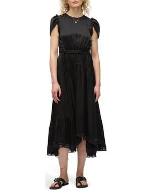 3.1 Phillip Lim Floral Collage Dress - Black
