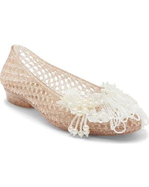 Jeffrey Campbell Wade-J Jelly Flat - Natural