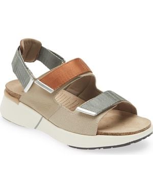 Naot Odyssey Slingback Sandal - Metallic