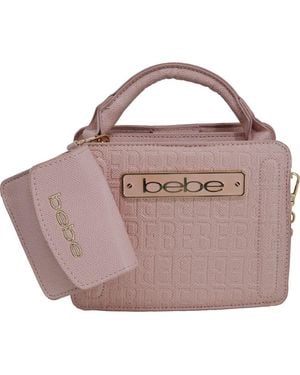 Bebe Thea Mini Satchel With Pouch - Pink
