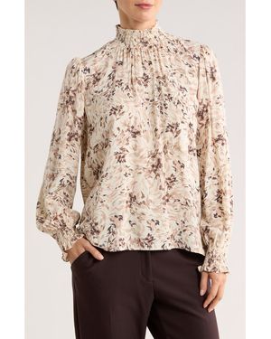 Tart Collections Brie Crepe Shirt - Natural