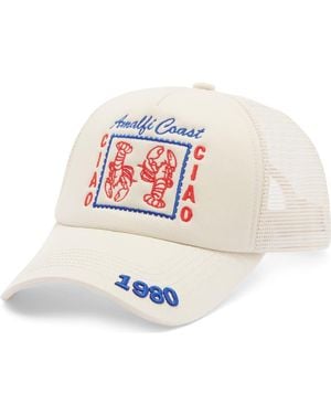 Worn/West Amalfi Coast Adjustable Snapback Trucker Hat - Red