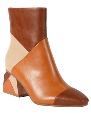 Ninety Union Sienna Colorblock Bootie - Brown