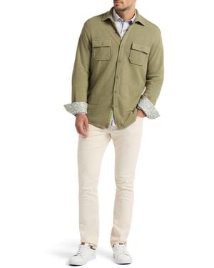 Robert Graham Wayne Long Sleeve Knit Shirt - Green