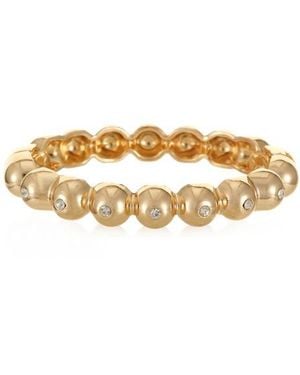 Ettika Crystal Bubble Bangle - Metallic