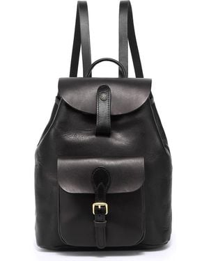 Old Trend Isla Small Leather Backpack - Black