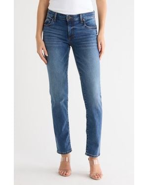 Kut From The Kloth Katy Mid Rise Ankle Boyfriend Jeans - Blue