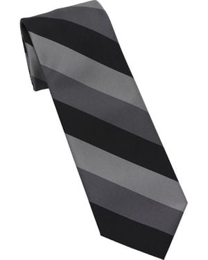 DKNY Stripe Tie - Black
