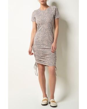 Tart Collections Zinnia Short Sleeve Ruched Dress - Multicolor