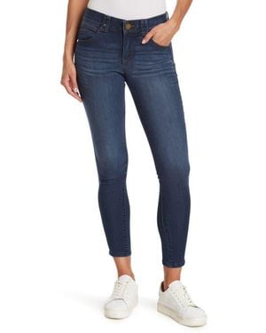 Democracy Ab Technology Crop Ankle Skinny Jeans - Blue