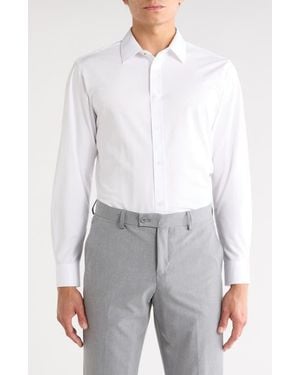 Dylan Park Slim Fit Performance 4-Way Stretch Dress Shirt - White
