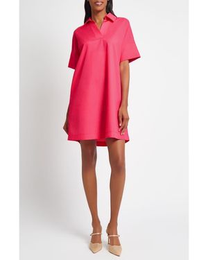 Ming Wang A-Line Shift Dress - Red